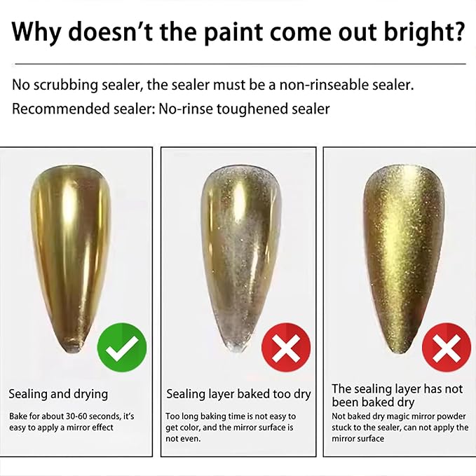 6Pcs Nail Cuticle Oils Nutrition Oil Pen & 6colour Chrome Nail Powder