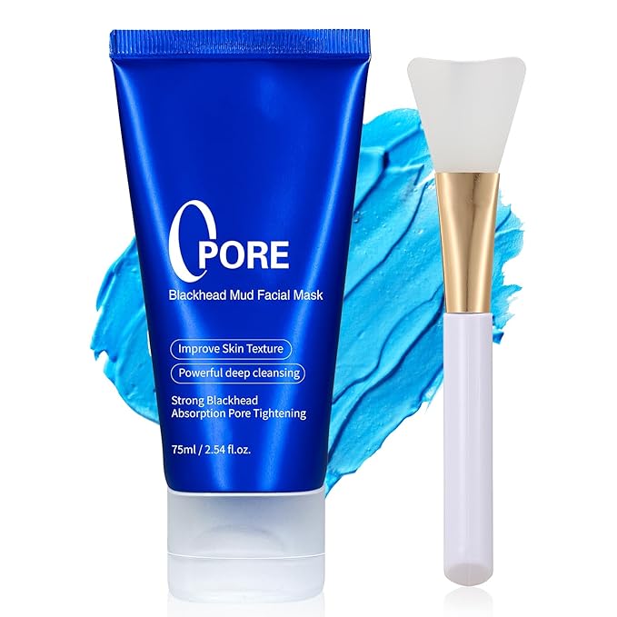Blackhead Remover Mask, Cooling & Pore Tightening, Quick Dry Formula, Deep Cleansing and Soothing Effect Skincare for All Skin Types Blackhead Remover Face Mask