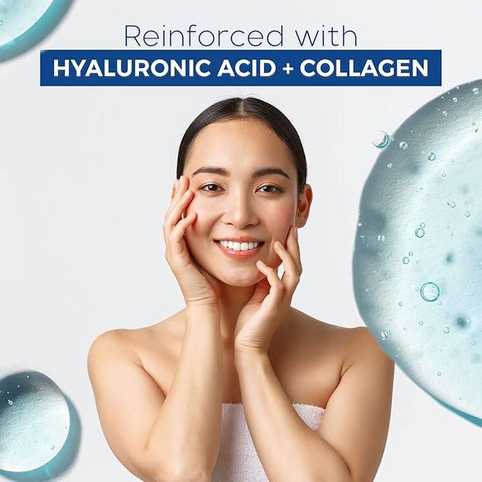 Hyaluronic & Collagen Under Eye Patches - Reduces Puffiness, Eye Bags & Wrinkles, Ultra Hydrating - Dermatologist Tested Korean Skincare - Clean Beauty, Cruelty-Free - 5 Pairs