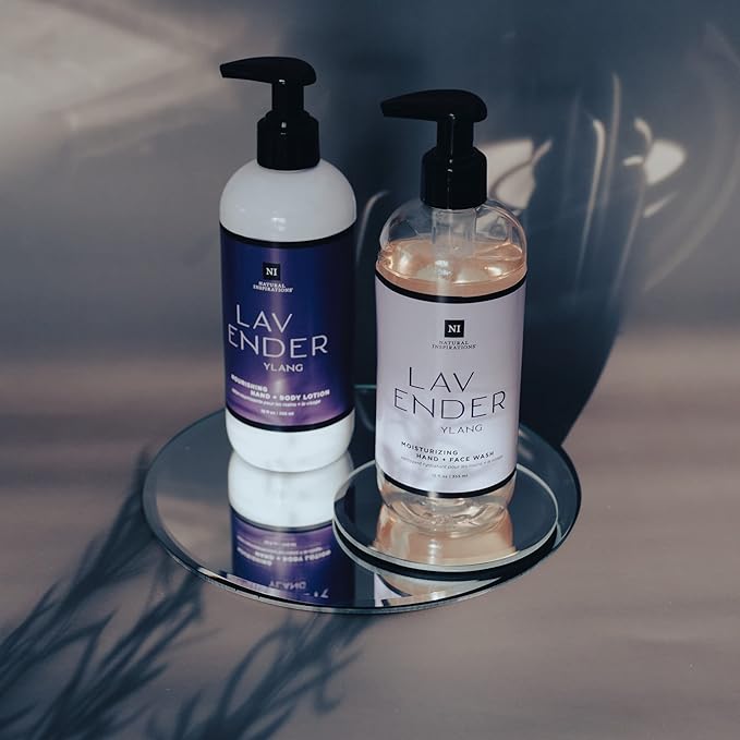 Natural Inspirations Lavender Ylang Exfoliating Face + Body Scrub 6oz