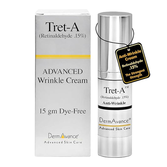 Tret-A Anti Aging Face Cream - Retinaldehyde 0.15% Lotion for Advanced Anti-Aging and Radiance - Face Lotion for Women - Facial Anti-Wrinkle Care 15ml