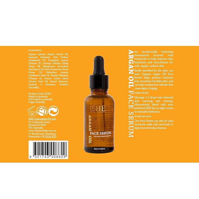 Om SHE Aromatherapy Argan Oil Face Serum