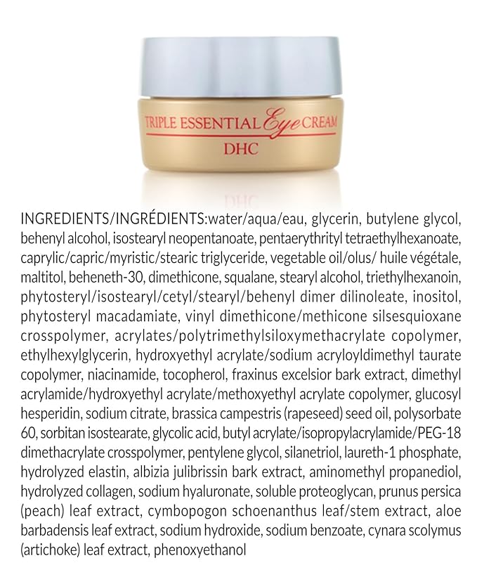 DHC Triple Essential Eye Cream, 1 oz. Net wt.