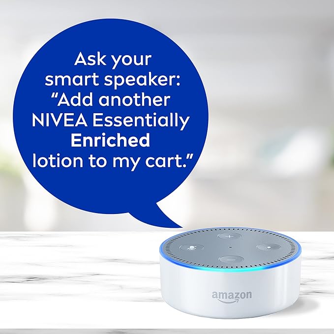 NIVEA Essentially Enriched Body Lotion for Dry Skin, Skin Care Gifts for Mom, 16.9 Fl Oz Pump Bottle, Pack of 2