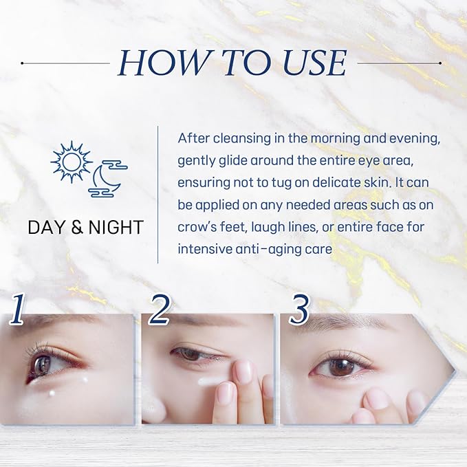 Danique Intensive Lifting Eye Cream – Peptide Phyto Stem Cell, Helps Improve Skin Appearance, Hydrates, and Smooths the Look of Fine Lines (20ml)