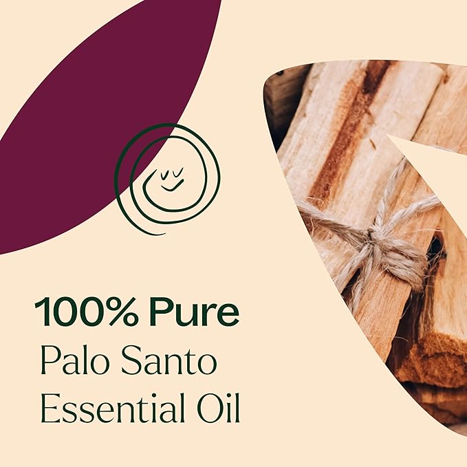 Plant Therapy Palo Santo Essential Oil 100% Pure, Undiluted, Natural Aromatherapy, Therapeutic Grade 5 mL (1/6 oz)