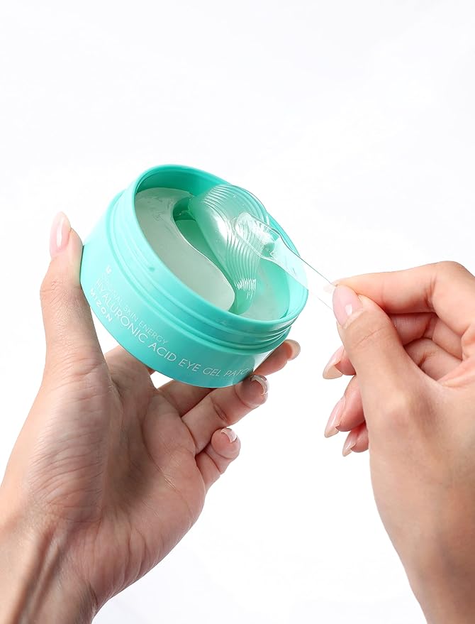 MIZON Hyaluronic eye gel patches + Hyaluronic acid 100, Eye Care, Eye Patch, Pads for Dark Circles, Wrinkle Care, Moisturizing, Hydration