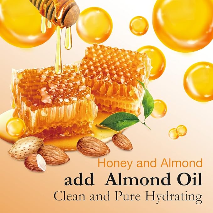 Bath spa Gifts for Her Spa Gift Basket, Honey Almond Spa Basket Bath and Body Set with Bath Bomb, Jojoba Oil & Lip Balm, Birthday Holiday Home Spa Gifts for Women & Men Fathers Day Mother day