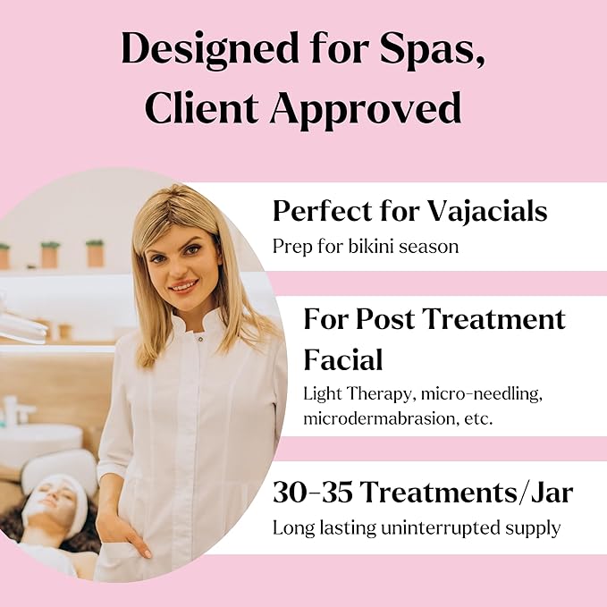 Jelly Face Mask for Facials - Bulgarian Rose Hydrating, Brightening & Nourishing Jelly Mask with Free Jade Roller & Spatula | Professional Hydrojelly Masks | Vajacial Jelly Mask Powder | 23 Oz Jar