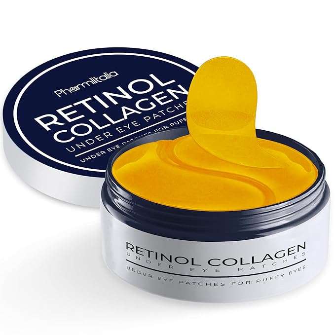 Gold Under Eye Patches For Puffy Eyes And Dark Circles - Overnight eye patches for Anti-Aging with Collagen & Hyaluronic Acid -Under Eyes Mask for Removing Dark Circles, Puffiness & Wrinkles