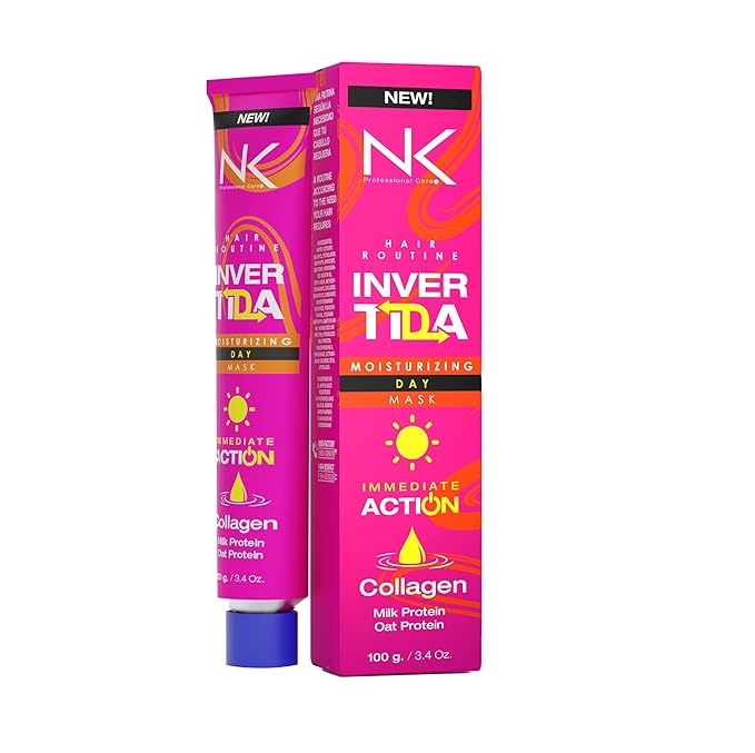 Nourishing Day Hair Mask – Moisturizing Hair Mask with Collagen, Milk Protein & Oat – Mask for Dry and Damaged Hair – Thermal Protection & Shine 100g tube.