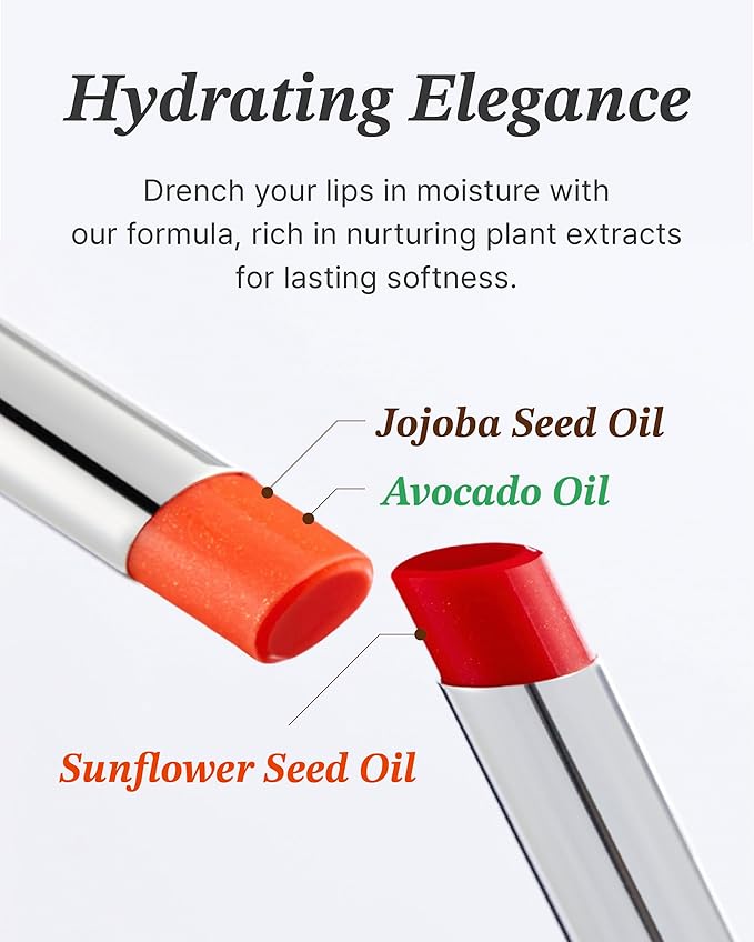 Glint Glow Lip Balm (Lilac Fantasia, 0.1oz) - Moisturizing Stain Lipstick with Shine for Natural Lips, Tinted Treatment. Luxurious Korean Skin Care Makeup. Chapped, Dry, Cracked