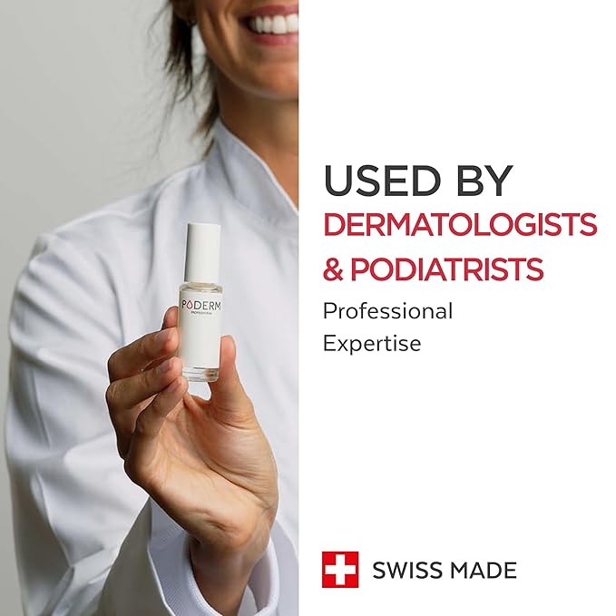 PODERM – 100% NATURAL NAIL REPAIR - Revitalizes Damaged and Split Nails with Hydrating & Exfoliating Formula – Effective Nail care : Also Acts as a Nail Strengthener for Damaged Nails – Swiss Made