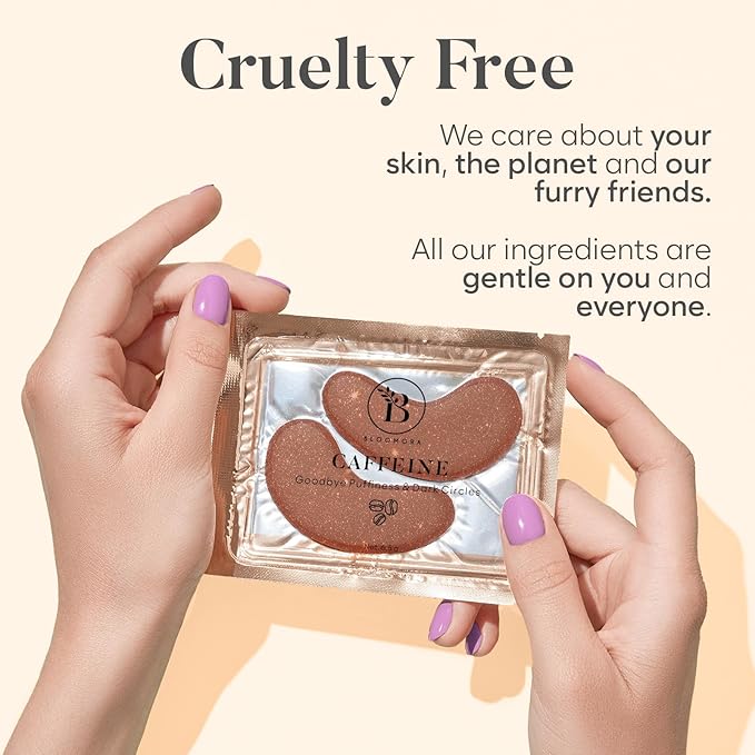 Caffeine Under Eye Patches(30 Pairs) Under Eye Patches for Dark Circles, Puffy Eyes - Caffeine