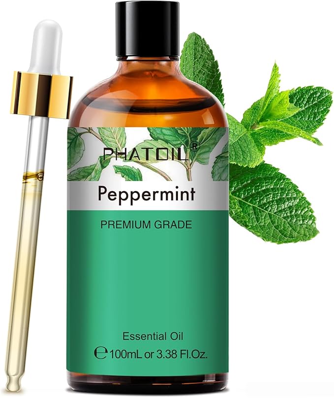 Peppermint Essential Oil, Huge 3.38 Fl Oz Pure and Natural, Premium Grade Essential Oil for Diffuser and Aromatherapy