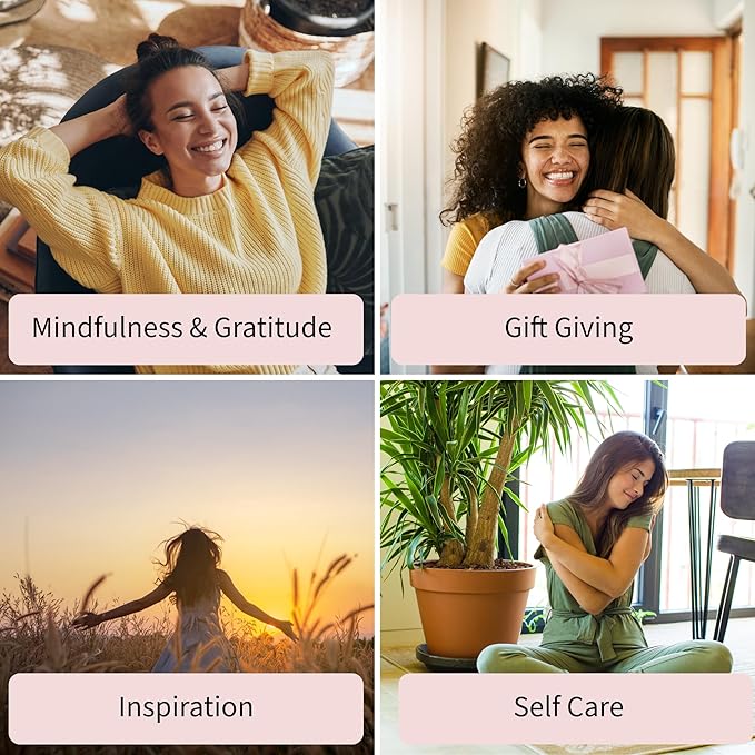 Jar of Smiles, Joyful Messages to Brighten Your Day, 30 Quote Cards, Gift for Mom, Daughter, Granddaughter and Friends with Unique Gift Box