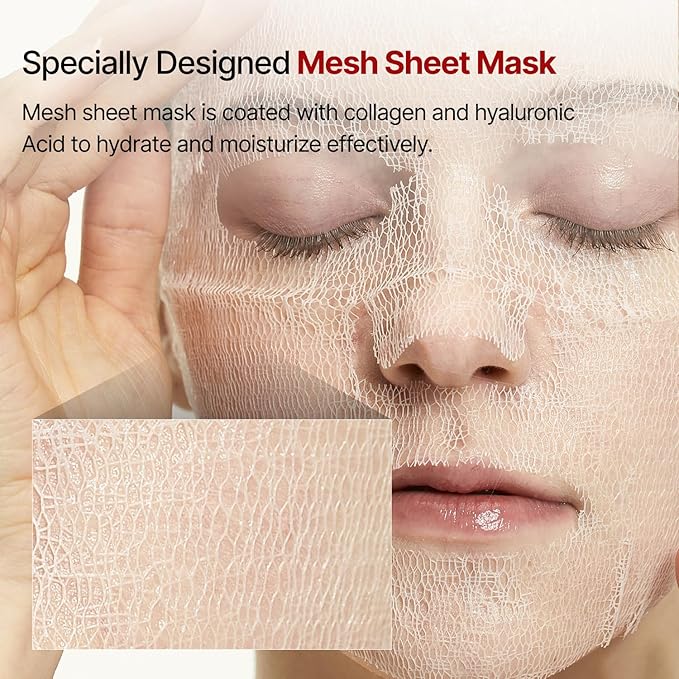MEDITHERAPY Wrinkle-fit Tangle Eye Patch & Wrinkle-fit Face Mask - Under Eye Mask and Eye Cream for Eye Bags, Puffiness, and Dark Circles - Firming and Tightening Korean Collagen Mask