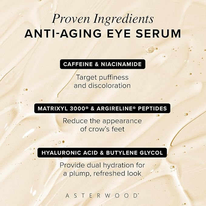 Asterwood Argireline Serum 1 oz + Hyaluronic Acid Eye Serum