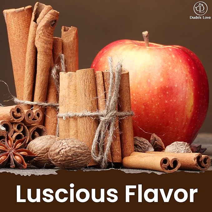 Dude's Love Luscious Flavored Massage Oil Set - Pack of 3 - Organic - Chocolate, Apple Cinnamon, Mango Ginger - Non-Sticky, Nourishing & Moisturizing - Aromatherapy Vegan Oil - 1.69 FL OZ x3