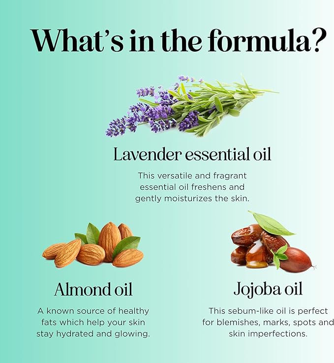 Aromatherapy Massage Oil for Massage Therapy - Refreshing Full Body Massage Oil for Sore Muscles for Pro or Home Use with Relaxing Sweet Almond Oil and Lavender Essential Oil - Non Greasy or Staining