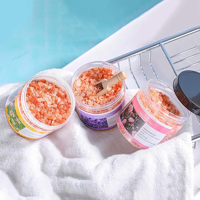 spa luxetique Bath Salts for Soaking, Spa Luxetique Epsom Salts Gifts Set for Women, 3.17lbs Bath Salts for Women, Epsom Salts for Soaking, Mother's Day Christmas Gifts for Woman Mom