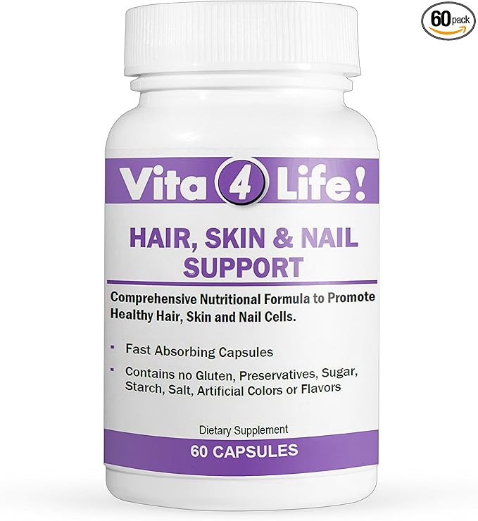 2000 Mcg, Biotin+msm, Hair Skin and Nail Support – 60 Count