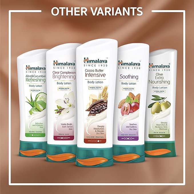 Himalaya Cocoa Butter Intensive Body Lotion for Extra Dry Skin 13.53 oz/400ml (Pack of 2)