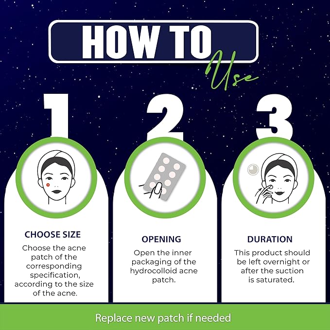 Dot Pimple Patches for Face β Hydrocolloid Acne Patches for Quick Zit Relief And Blemishes, Invisible Spot Stickers That Stay All Night, Gentle for All Skin Types, Oil-Free (40 Count)