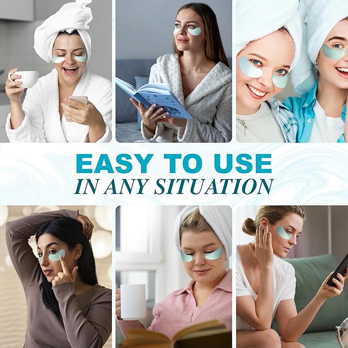 Under Eye Patches For Puffy Eyes And Dark Circles - Retinol Collagen Under Eye Masks - Reduce Wrinkles & Bags - Skin Treatment Pads - Anti Aging Moisturizer Mask For Women Gift - 60 Gel Pads