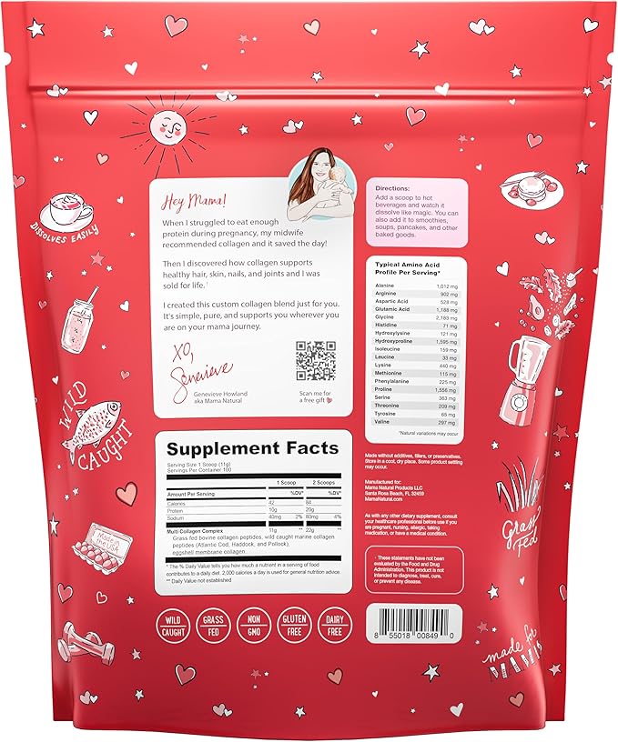 Multi Collagen Protein Powder Value Pack (100 Servings) - Unflavored & Hydrolyzed with 6 Types (1, 2, 3, 4, 5 & 10) - Pure Collagen Peptides for Women - Grass Fed Beef, Wild Fish & USA Eggshell