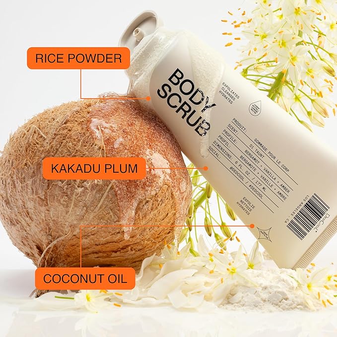 Dedcool Body Scrub Taunt – Gentle Exfoliating Formula with Rice Powder, Kakadu Plum & Coconut Oil, Regular/Full Size