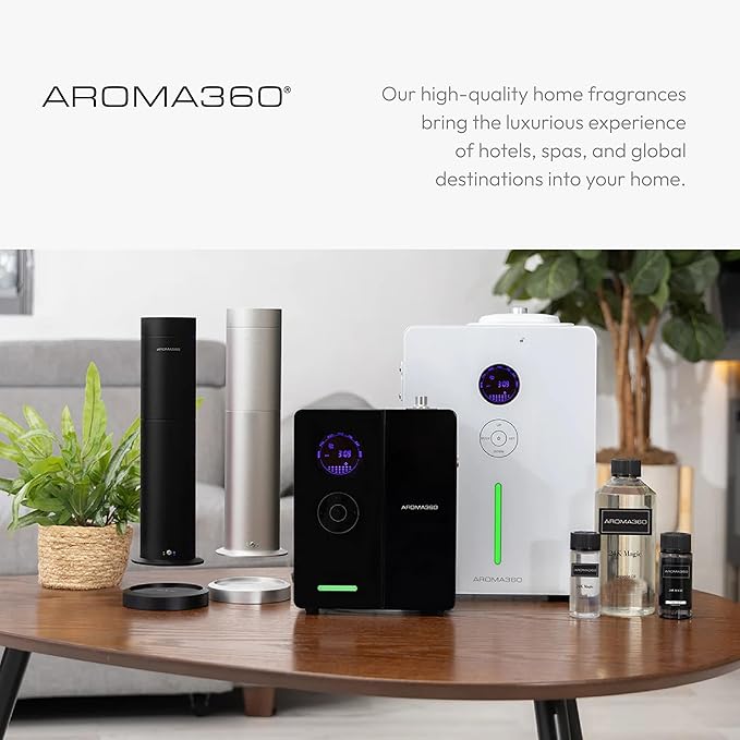 Aroma360 Allure Pro Pod 50ML - Fragrance Oil Blend | Hotel Inspired Luxury Essential Oil Diffuser | Aromatherapy Scent Diffuser Oils | Notes of Bergamot, Nutmeg, Jasmine, Rose, Sandalwood, and More.