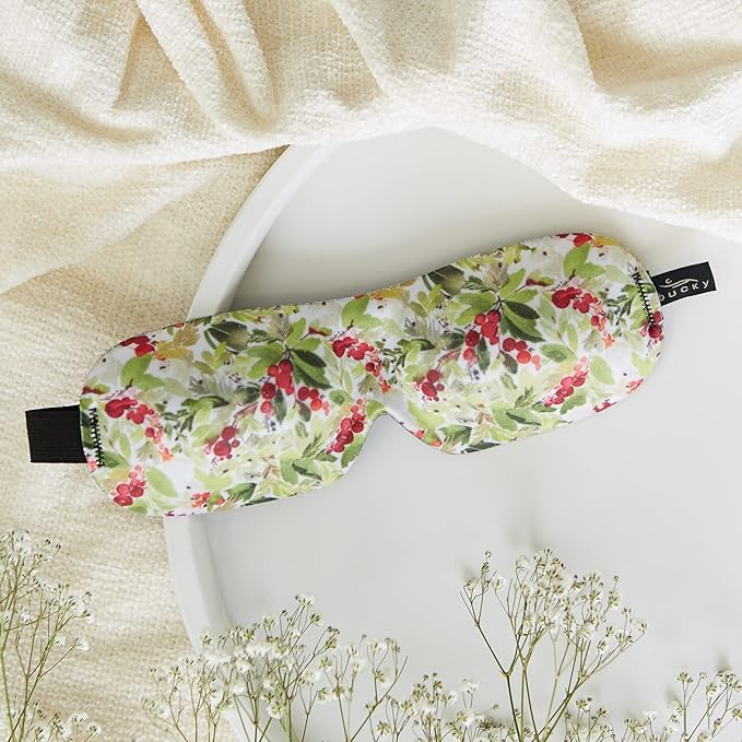 Bucky 40 Blinks No Pressure Printed Eye Mask for Travel & Sleep, Holly, One Size