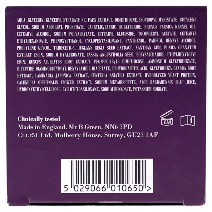 Cult51 Night Cream - Intensely Hydrating Moisturizer - Prevents, Reduces Signs Of Aging And Visible Wrinkles - Experience Glowing Skin And Deep Hydration - Renewing Treatment Restores Face - 1.6 Oz