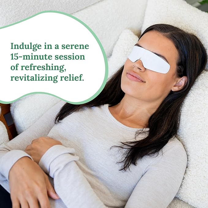 Rescue: Hydrogel Self Cooling Compress | Cold Eye Masks for Puffy Eyes | Self Cooling Eye Compress for Fast Relief | Travel Ready | 6 Count | FSA & HSA Eligible