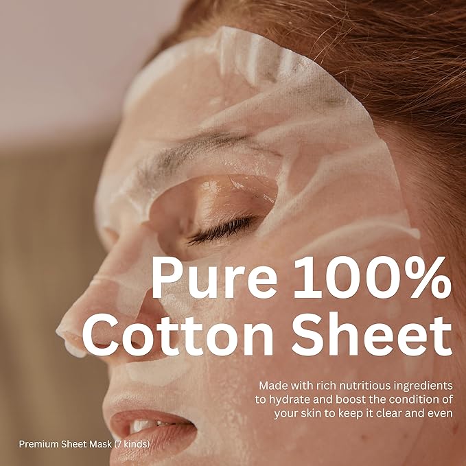 10 Bundle and Tea Tree Korean Face Sheet Mask- Soothing, Hydrating, Calming Skin Care for All Skin Types (15Pack)