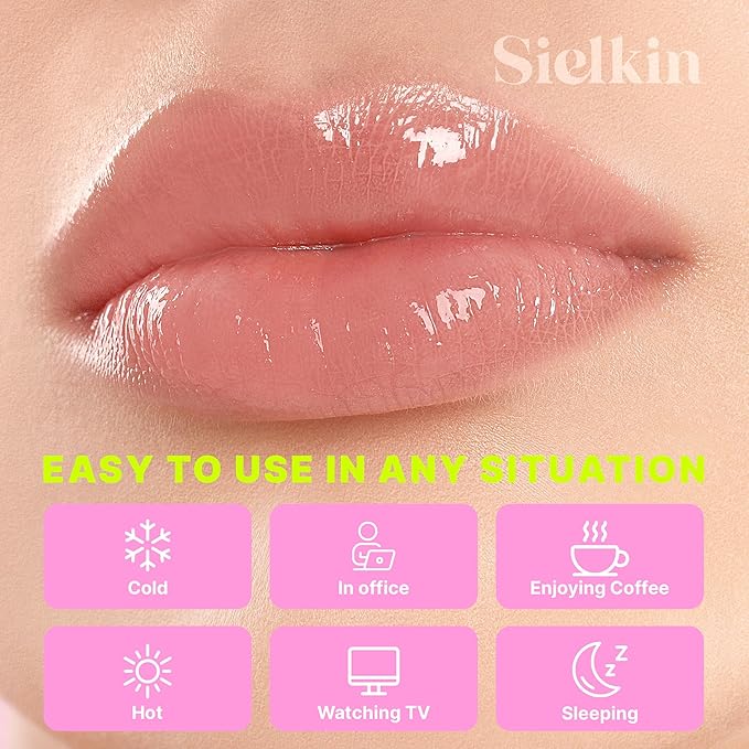 Overnight Lip Mask Lip Butter Balm: 24hrs Hydrating Repair Treatment Lip Sleeping Mask - Hyaluronic Acid/Shea Cocoa Seed Butter/Beeswax/Vitamins for Chapped Dry Lips Care/Moisturizer - Fade Lip Lines