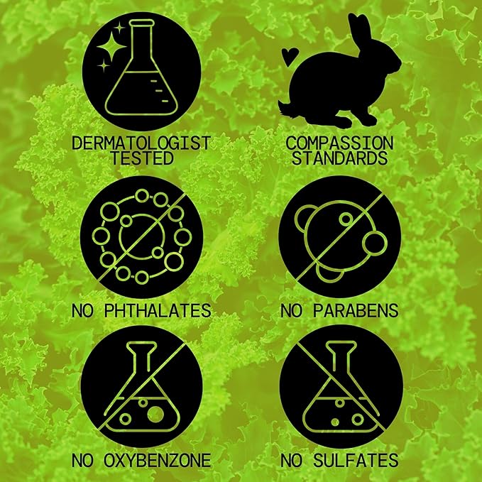 Pacifica Kale Detox Face Wash for Oily & Acne-Prone Skin, Deep Cleansing Facial Cleanser & Makeup Remover with Super Greens Kale, Seaweed & Clay, 5 fl oz –Clean Beauty, Vegan & Cruelty-Free