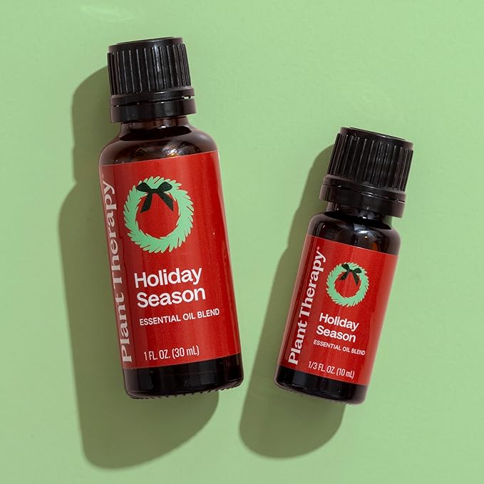 Plant Therapy Holiday Season Synergy Essential Oil 10 mL (1/3 oz) 100% Pure, Undiluted, Therapeutic Grade