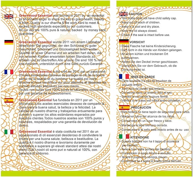 Pure Cananga Java Essential Oil (Cananga odorata) Steam Distilled 10ml (0.33 oz)