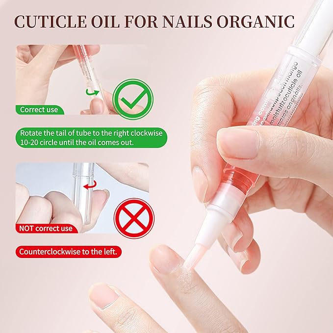 4pcs Cuticle Oil Cuticle Pen Cuticle Pen Nail Nutrition Oil Repair Nail Care Essential Oil Moist Cuticle Oil Pen for Nails cuticle oil