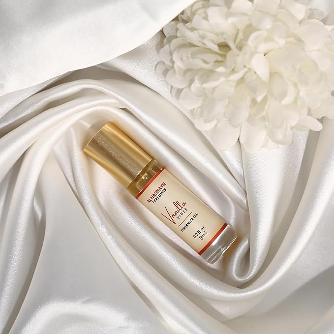 AL-HASNAYN Vanilla vibes Fragrance Oil Roll-On Perfume 6ML 0.20 fl oz |Rollerball perfume |Alcohol free| Long Lasting | Gifts for men women|