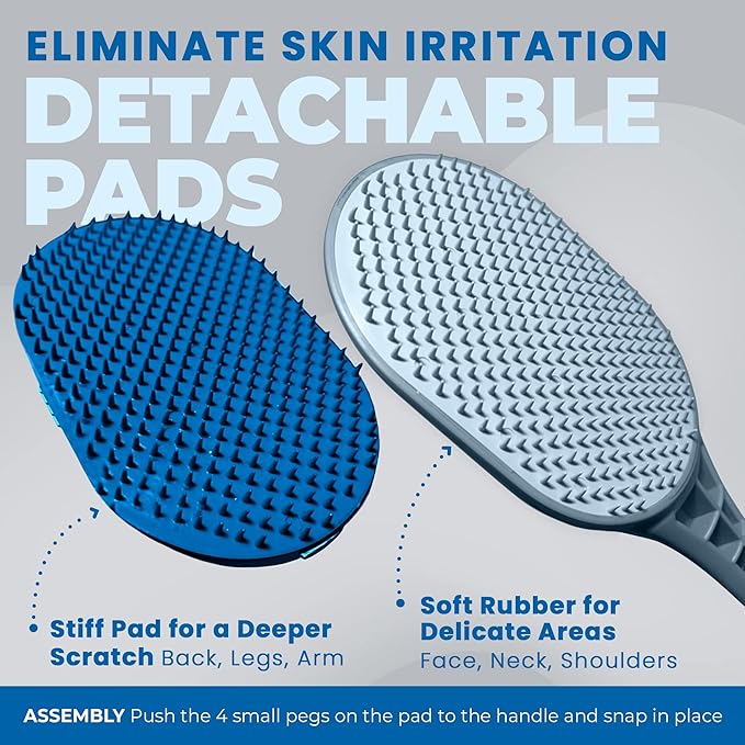 The Ultimate Back Scratcher, Scalp Massager, Back Massager & Exfoliator Large Scratch Surface, Gifts for Men Women, Itch Reliever - an All Body Scratcher Gives a Deep Soothing Scratch