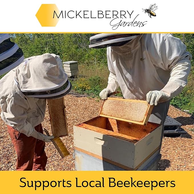 Mickelberry Gardens Love Your Lips All-Natural Organic Beeswax Lip Balm – Hydrating, Healing, and Moisturizing Chapstick for Men, Women, and Kids (2 Pack, Clear)