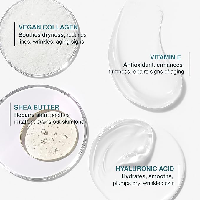 Hyaluronic Acid Moisturizer with Retinol - Korean Anti-Aging Cream, Plumps & Smooths Skin - Dermatologist Tested, Cruelty-Free Korean Skin Care for All Skin Types - 1.69 fl. oz