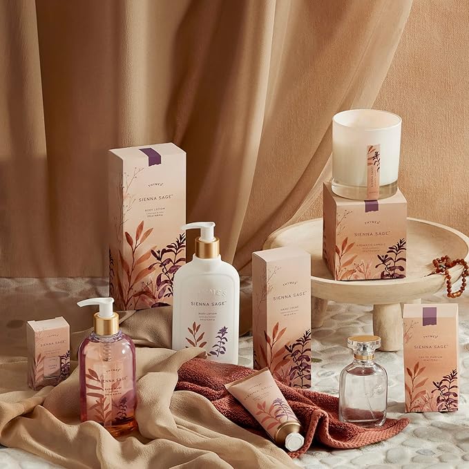 Thymes Sienna Sage Body Lotion - Hand and Body Cream (9.25 fl oz)