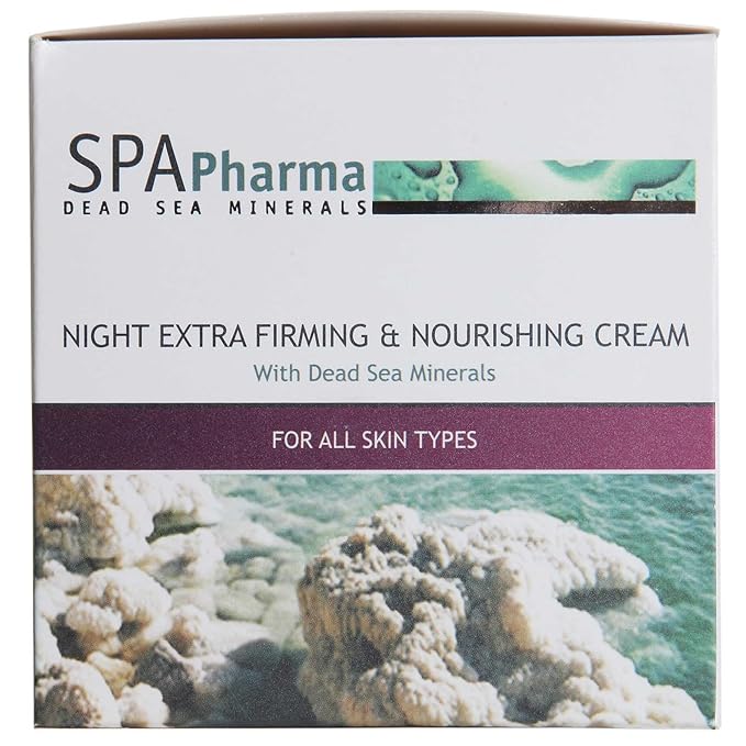 Night Extra Firming & Nourishing Cream for All Skin Types Enriched with Dead Sea Minerals (1.7 Fluid Ounce)