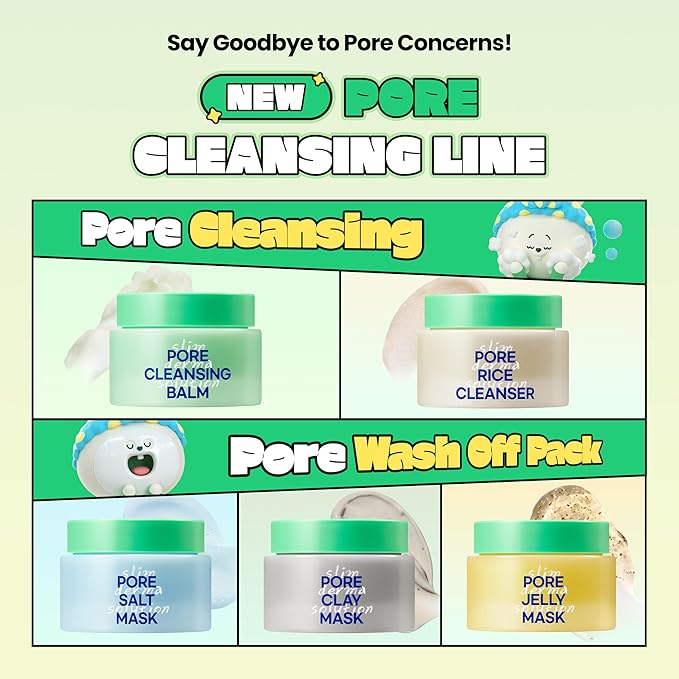 Lab.it Pore Clay Mask (50g/1.69 oz) – Hydrating Korean Clay Face Mask with Cool Mud, Deep Pore Cleanser & Pore Minimizer for Oily Skin, Pore Tightening, Sebum Control, Gentle Exfoliation, Non-Drying