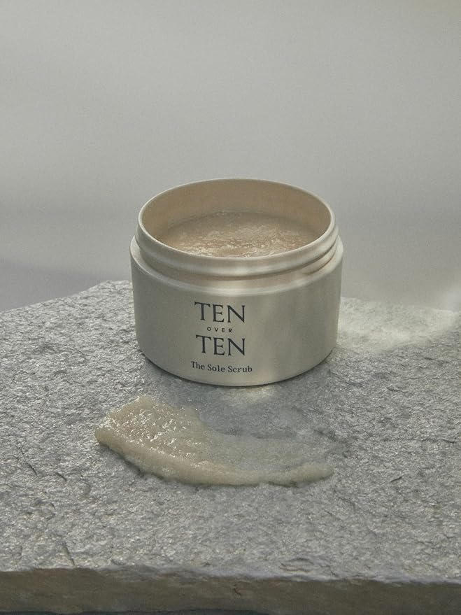tenoverten - The Sole Scrub Exfoliating Foot Treatment | Clean, Natural, Non-Toxic Hand, Foot + Nail Care (6.8 oz | 200 ml)