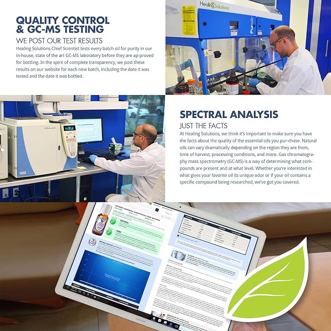 Healing Solutions Patchouli Essential Oil - Patchouli Essential Oil Organic & Pure 0.33 oz (10ml) - Undiluted Patchouli Oil for Skin, Therapeutic Grade Aromatherapy, & Perfume